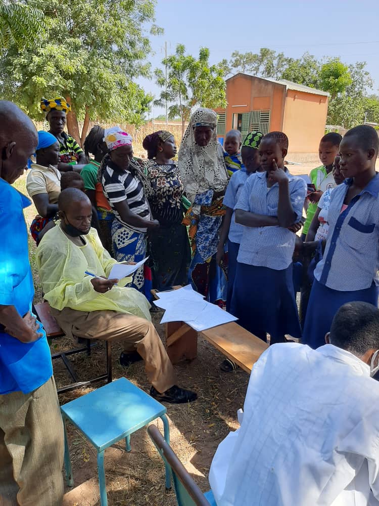 Dépistage actif de la lèpre à Imasgho (Burkina Faso) 2020 ©Pierre Velut 6
